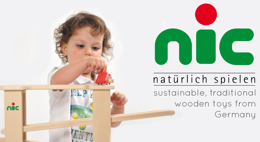 Nic - sustainable wooden toys from Germany at Babipur