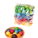 Grimm's 96 Coloured Beads 30mm