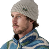 Patagonia Adult Brodeo Beanie Hat - Crisp Grey / OG Label