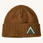 Patagonia Adult Brodeo Beanie Hat - Shelter Brown / Dawn Tracks