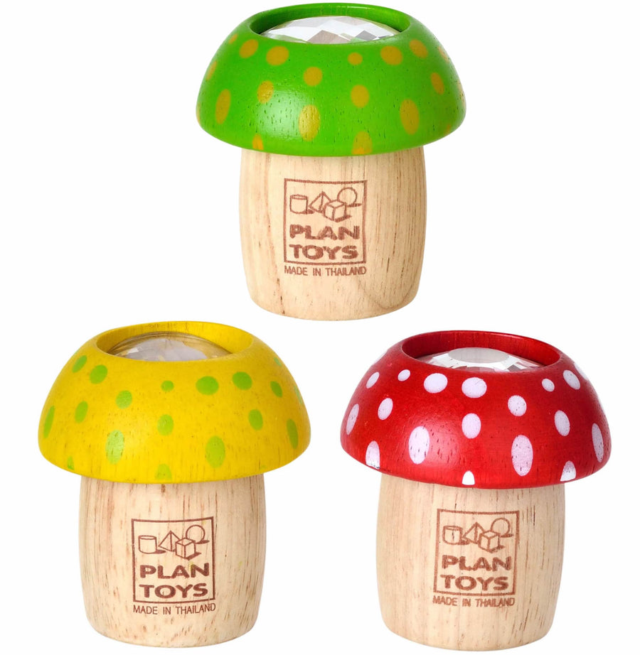 PlanToys Mushroom Kaleidoscope in green