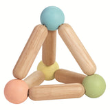 Plan Toys Pastel Triangle Clutching Toy