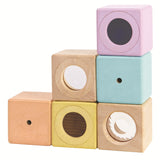 Plan Toys Blocs sensoriels pastel