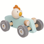 Plan Toys Chicken Racing Car - Blue