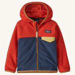 Veste Patagonia Micro D Snap-T pour petits enfants - Rouge garance