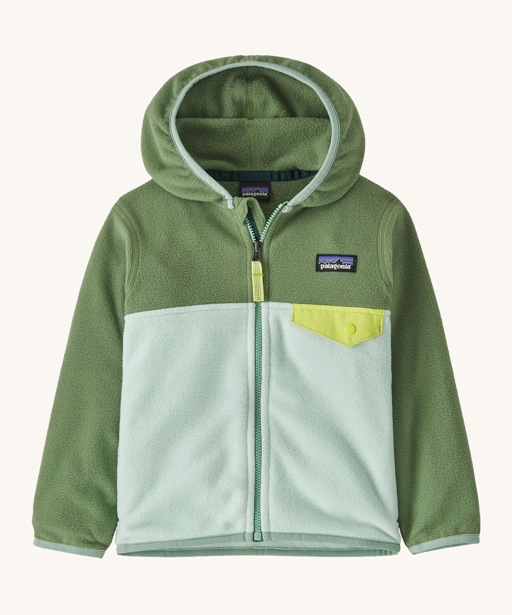 Patagonia Little Kids Micro D Fleece Jacket Wispy Green