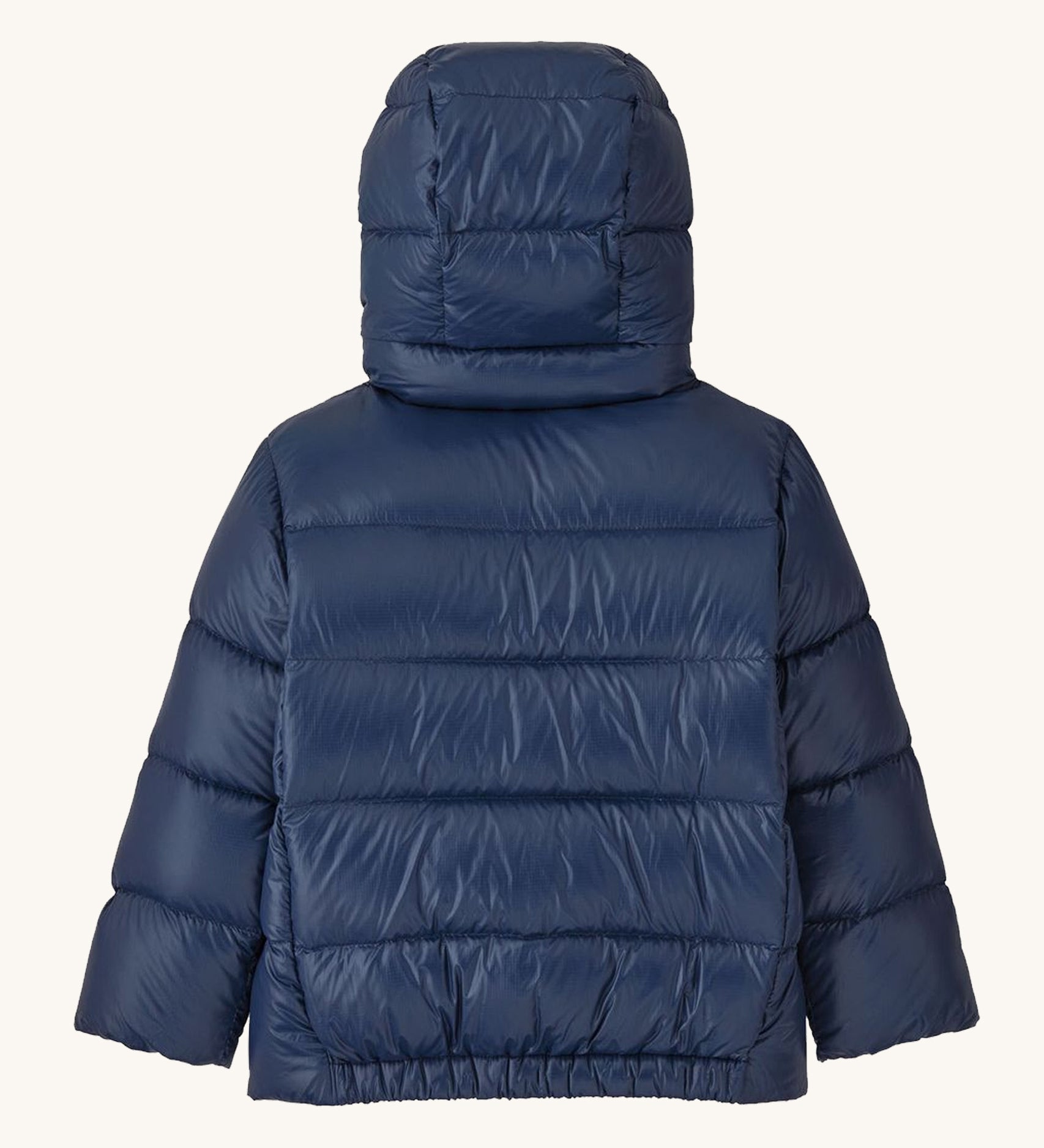 The back of the Patagonia down jacket