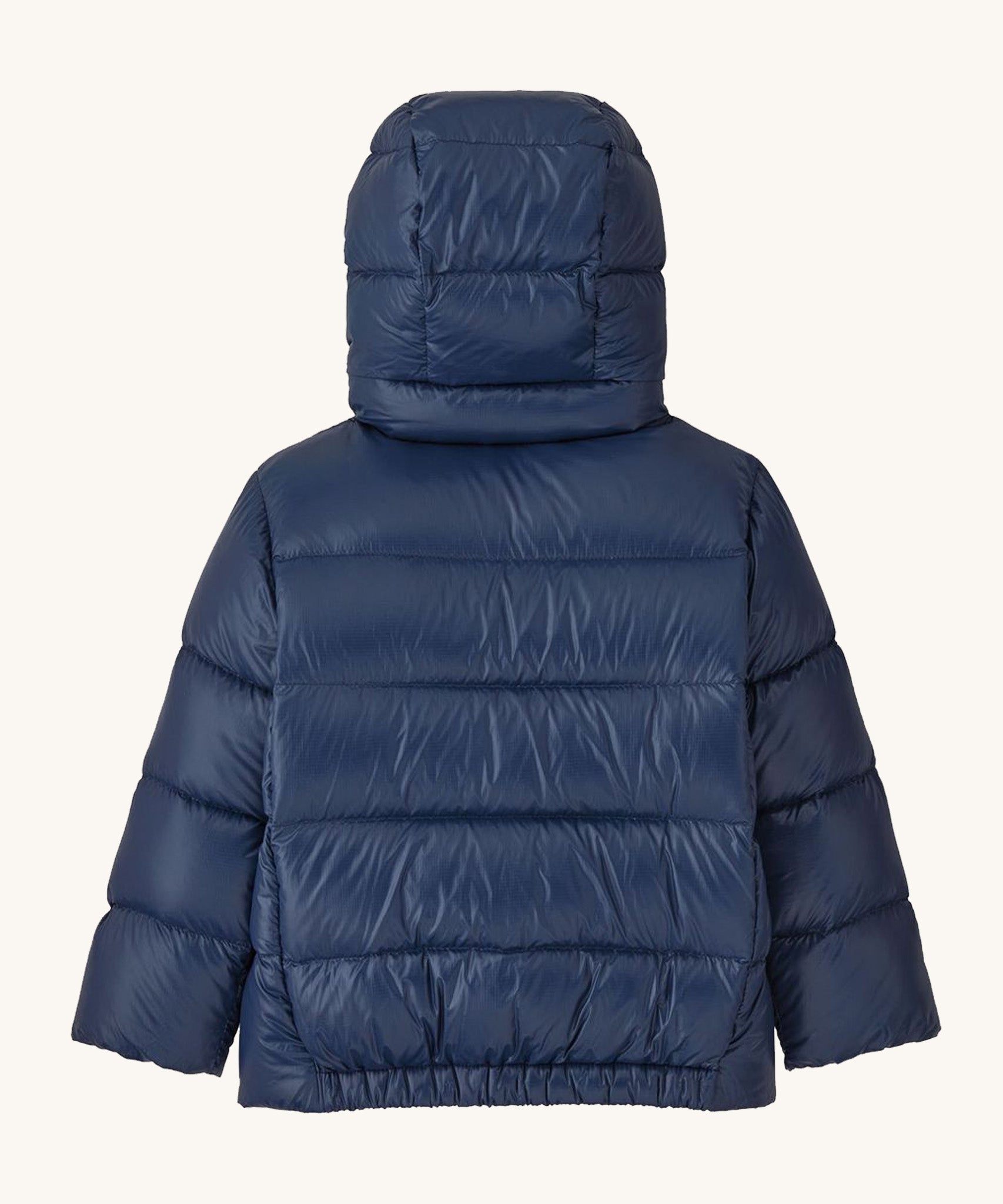 The back of the Patagonia down jacket