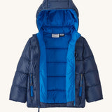 Pull à capuche en duvet Hi-Loft Baby de Patagonia Vessel Blue