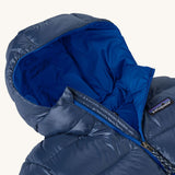 Pull à capuche en duvet Hi-Loft Baby de Patagonia Vessel Blue