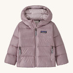 Patagonia Baby Hi-Loft Down Sweater Hoody Stormy Mauve