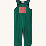 Patagonia Little Kids Synchilla® Fleece Dungarees Overalls Conifer Green