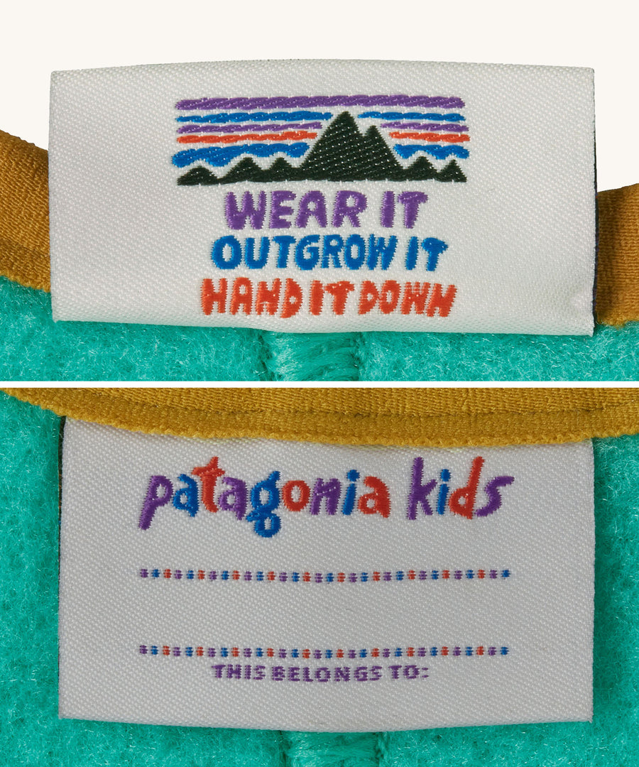 The label on the overalls