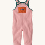 Patagonia Little Kids Synchilla® Fleece Dungaree Overalls - Mallow Pink