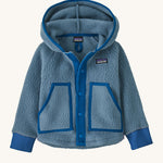 Patagonia Little Kids Retro Pile Fleece Jacket Utility Blue