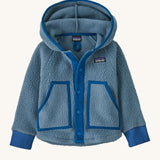 Patagonia Little Kids Retro Pile Fleece Jacket Utility Blue