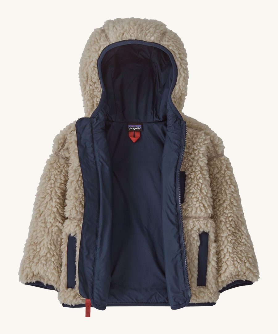 Opened natural kids Patagonia fleece w