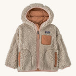 Patagonia Little Kids Retro-X Hoody - Natural / Mallow Pink