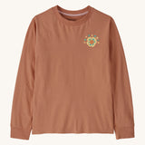 Patagonia Kids Long Sleeve Graphic T-shirt - Terra Pink