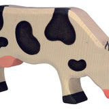 Holztiger Black Grazing Cow