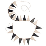 Grimm's Monochrome Pennant Banner Bunting