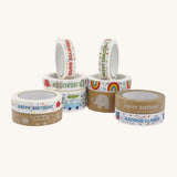 Babipur Eco Paper Tape Colourful - Penblwydd Hapus