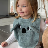 Roommate Organic Cotton Baby Bib - Koala