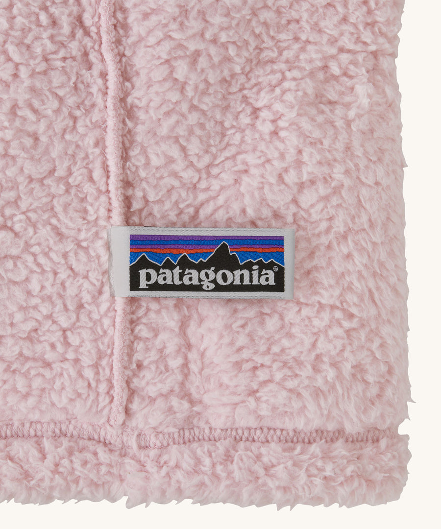 The Patagonia label inside the Patagonia Baby Furry Friends Hoody 