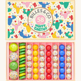 Coffret de billes Happy Cactus Billes &amp; Co - Lot de 58