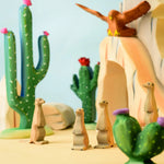 Bumbu Wooden Pin Cushion Cactus