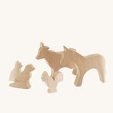 Bumbu Wooden Farm Animal Set - Paint Your Own