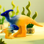 Bumbu Baby Dinosaure parasaurolophus en bois