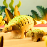 Bumbu Big Wooden Ankylosaurus Dinosaur