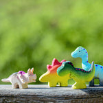 Bumbu Baby Wooden Triceratops Dinosaur