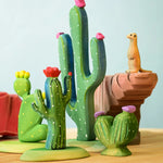 Cactus mexicain en bois Bumbu