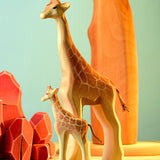 Girafe mâle en bois Bumbu