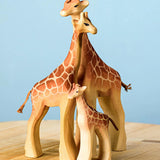 Girafe mâle en bois Bumbu