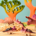 Bumbu Wooden Triceratops Dinosaur Eggs