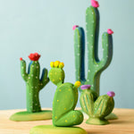 Bumbu Wooden Prickly Pear Cactus