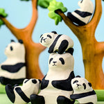 Bumbu Wooden Sitting Panda Cub