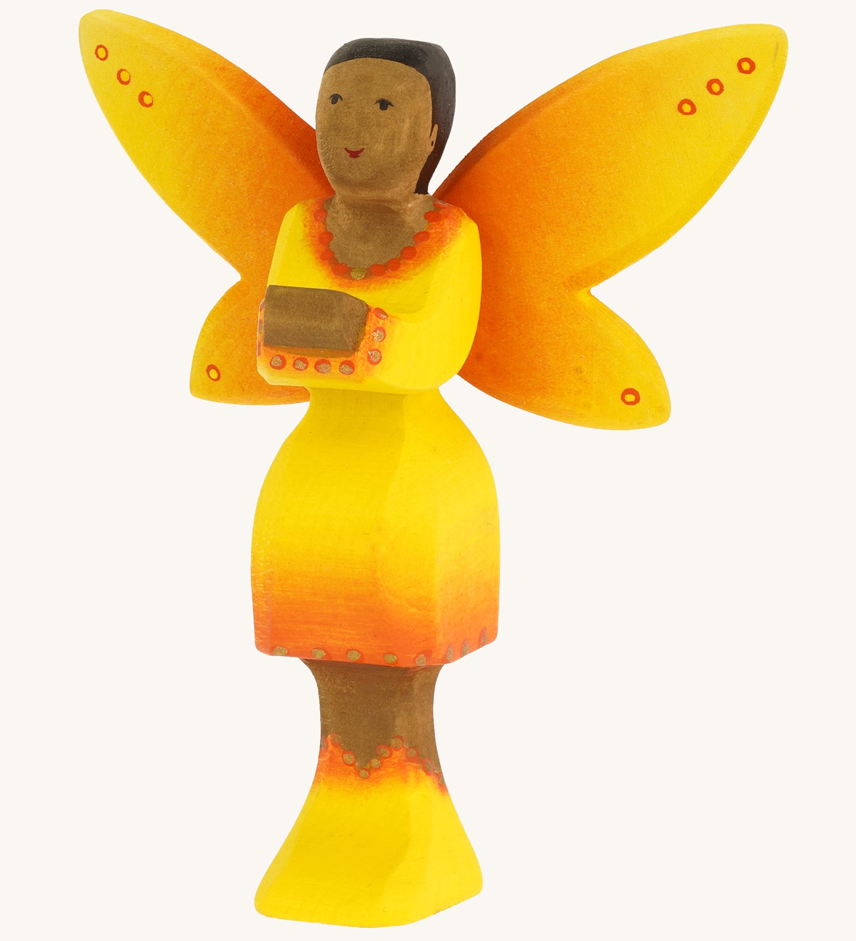 Bumbu Wooden Sunflower Fairy on a plain background.