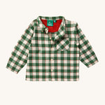 LGR Check Long Sleeve Shirt - Fern Green