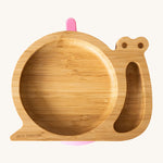 Eco Rascals Snail Bamboo Suction Plate