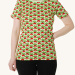 DUNS Adult Short Sleeve Top - Paradise Green Radish