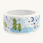 Babipur Wide Eco Paper Tape - ﻿Christmas Camper Van