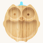 Eco Rascals Owl Bamboo Suction Plate