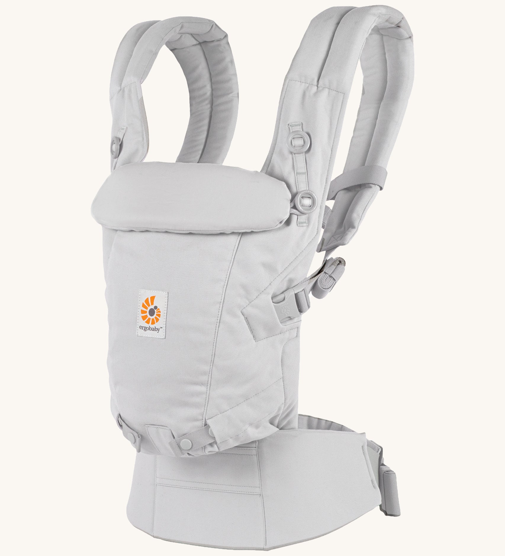 Ergobaby Adapt  SoftTouch™  Cotton Baby Carrier in Pearl Grey