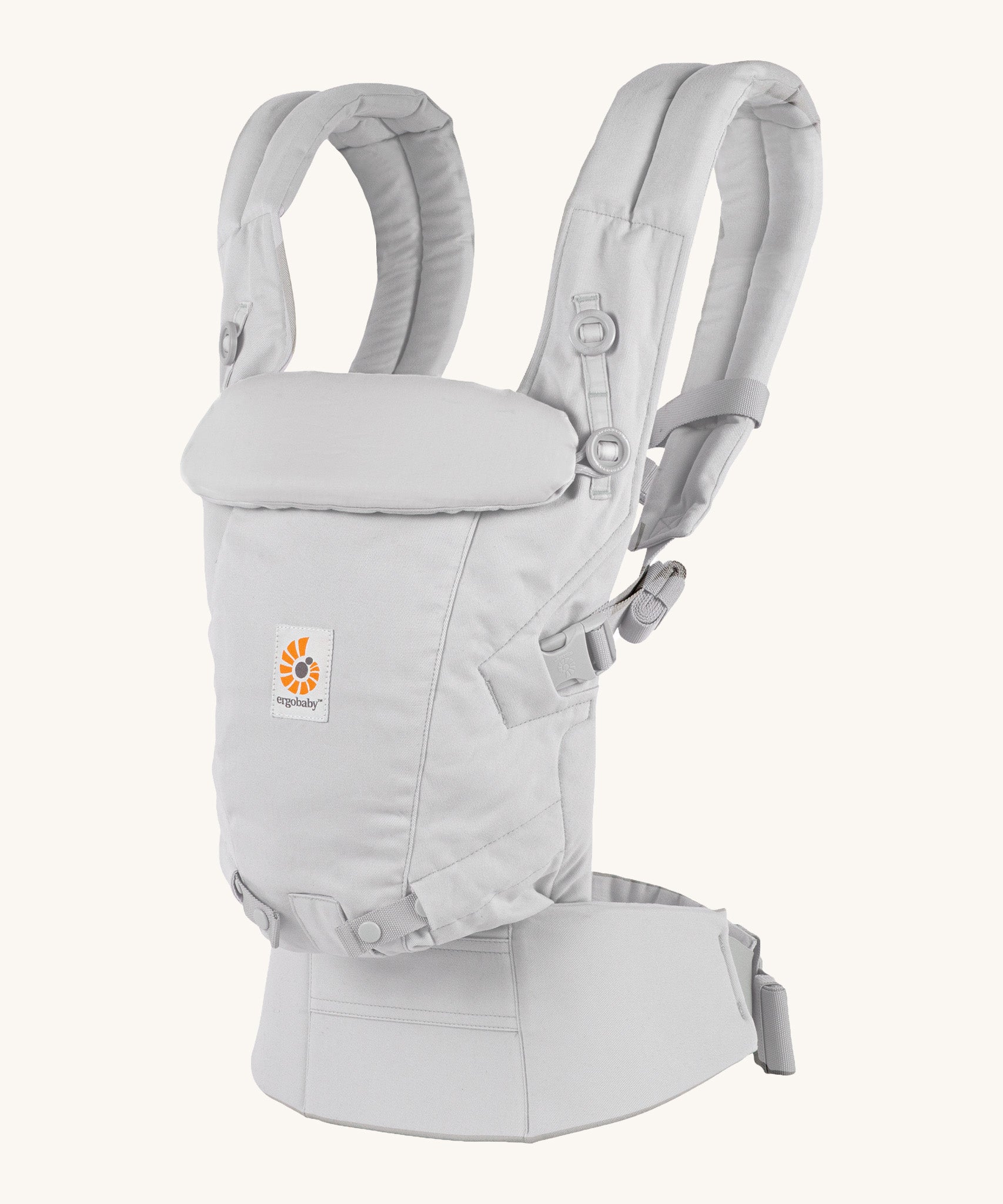 Ergobaby Adapt  SoftTouch™  Cotton Baby Carrier in Pearl Grey