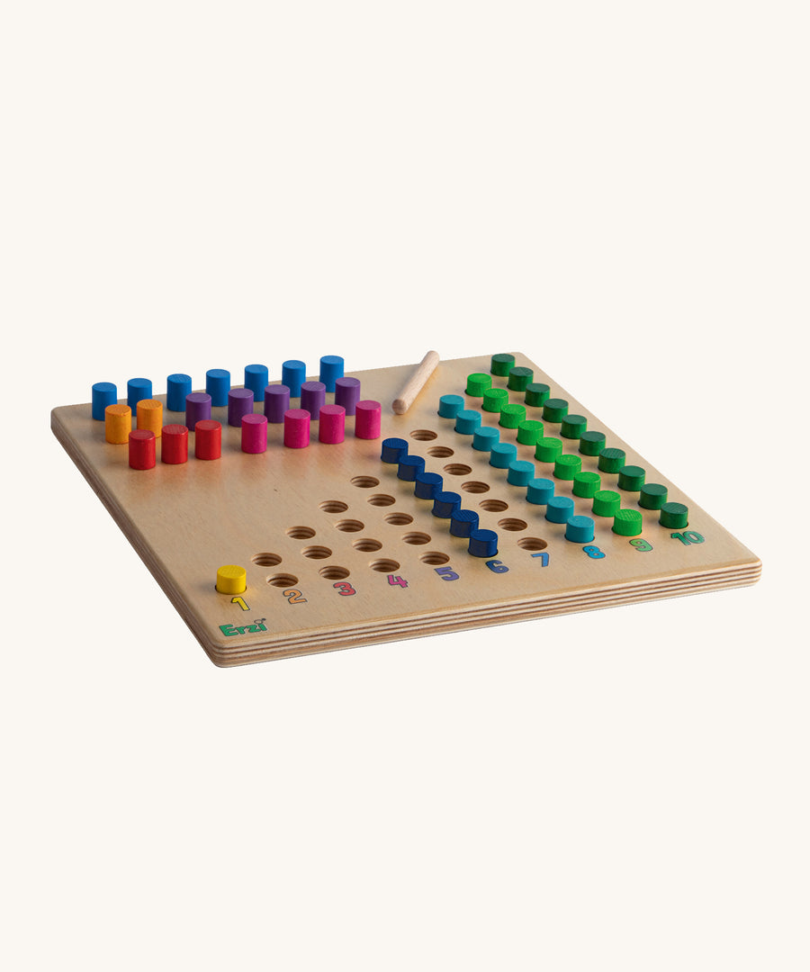 Erzi Toys Counting Peg Board. A fun and interactive educational math game, helping little ones learning to count.