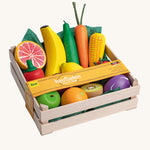 Erzi Assortiment de fruits et légumes XL en bois